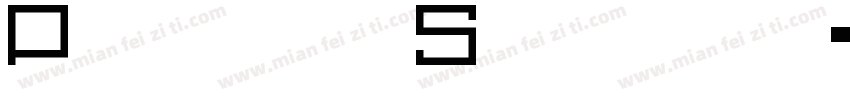 Pixel Square字体转换